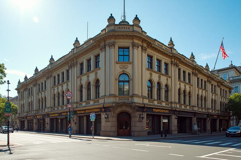 Exterior view of Radiodifusora Paulista building in São Paulo