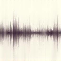 Graphic representing audio waveforms for editing