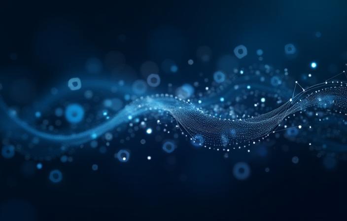 Abstract graphic representing media workflow challenges